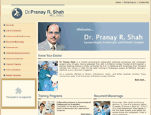 Tablet Screenshot of drpranayshah.com